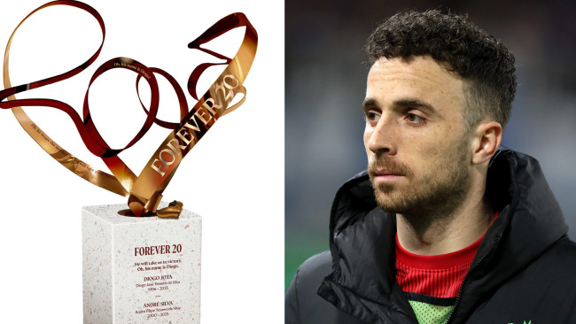 Liverpool paljastaa Anfieldille sijoitettavan veistoksen Diogo Jotan ja André Silvan muistoksi