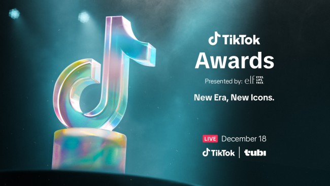 TikTok ilmoittaa kaikkien aikojen ensimmäisestä Yhdysvalloissa järjestettävästä palkintoshow'sta