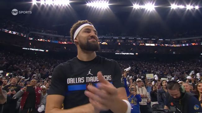 Klay Thompson sai suosionosoitukset San Franciscossa, vaikka pelasi vastapuolen joukkueessa