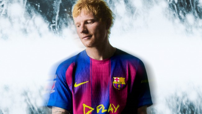 FC Barcelona julkistaa Ed Sheeran -paidat lokakuun Clásicoon