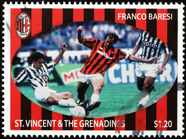 AC Milan ja Italia surivat Franco Baresia, legendaarista puolustajaa, joka voitti maailmanmestaruuden ja kolme Mestarien liigan titteliä