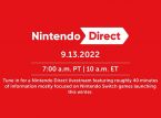 Nintendo Direct pidetään tänään tiistaina 13. syyskuuta klo 17:00