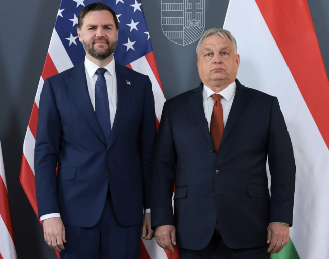 JD Vance syyttää EU:ta vaaleihin sekaantumisesta Unkarin-vierailun aikana