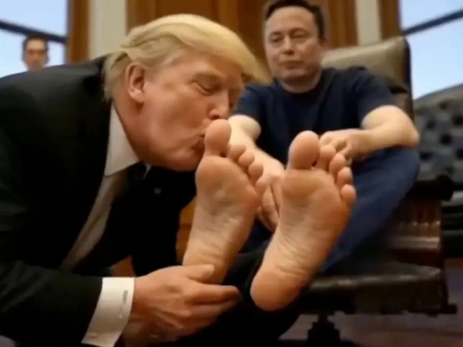 Tekoälyvideo Trumpista, joka suutelee Muskin jalkoja, aiheuttaa kaaosta HUD:n toimistossa