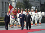 Kim Jong Un toivottaa Luka&scaron;enkon tervetulleeksi