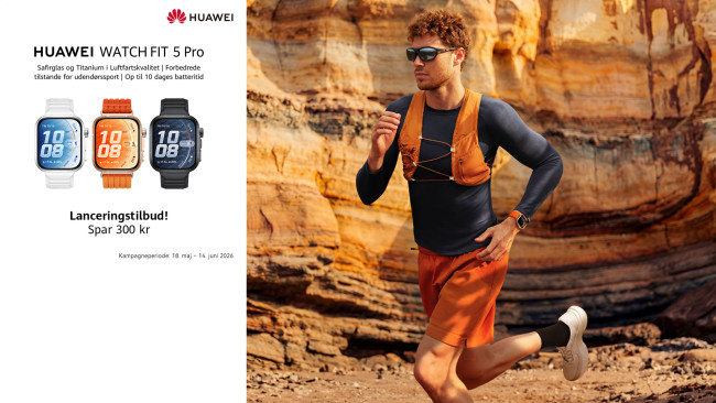 Lähemmässä tarkastelussa upea Huawei Watch Fit 5 Pro