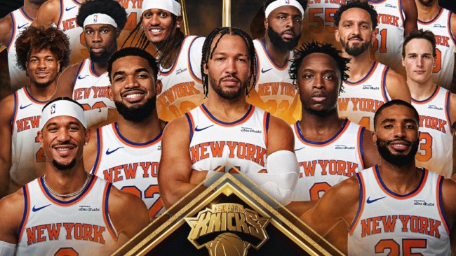 New York Knicks voittaa San Antonio Spursin NBA Cupin finaalissa Las Vegasissa.