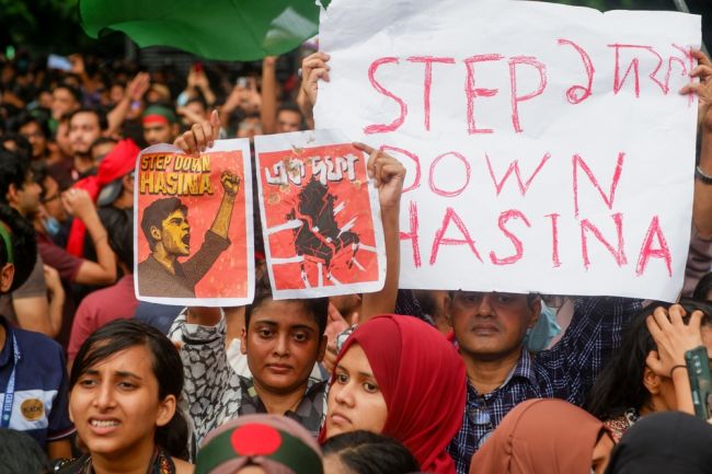 Bangladeshin Awami-liitto kiellettiin vaaleista