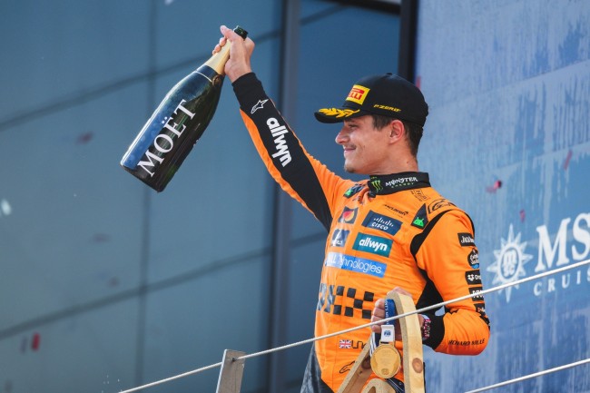 Lando Norris ohittaa Oscar Piastrin ja siirtyy Formula 1 -johtoon... vain yhdellä pisteellä!