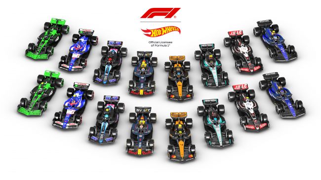 Formula 1 ja Mattel lyöttäytyvät yhteen Hot Wheels -mallistossa