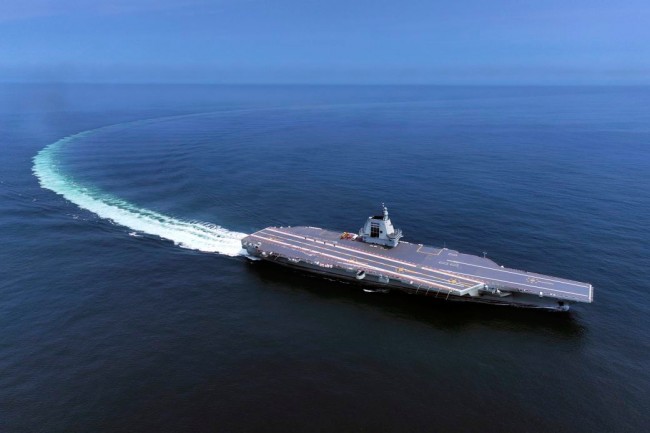 Kiina ottaa käyttöön kolmannen lentotukialuksensa Fujianin