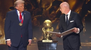 Donald Trump sai ensimmäisen FIFA:n rauhanpalkinnon