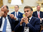 Macron ja Merz keskustelevat ongelmallisesta 100 miljardin euron h&auml;vitt&auml;j&auml;hankkeesta