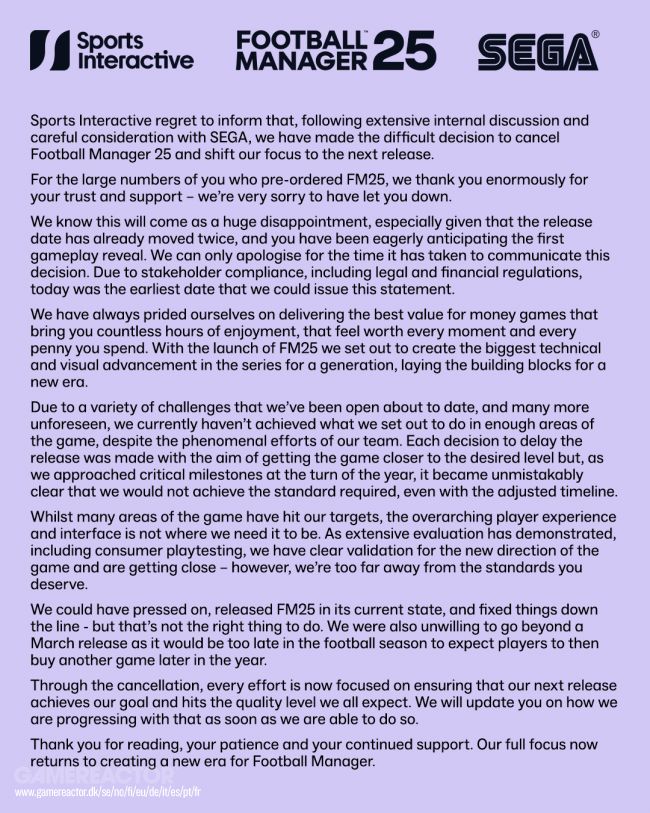 Football Manager 2025