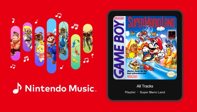 Super Mario Landin soundtrack on nyt kuunneltavissa Nintendo Musicin kautta