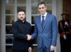 Zelensky vierailee Madridissa ja Sanchez sanoo: "Kukaan ei saa meit&auml; unohtamaan, mit&auml; Ukrainassa tapahtuu"