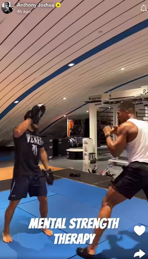 Anthony Joshua takaisin harjoitteluun auto-onnettomuuden jälkeen
