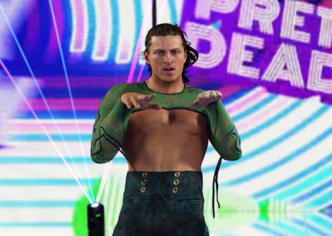 WWE-tähti Kit Wilson esittelee uuden liikkeensä