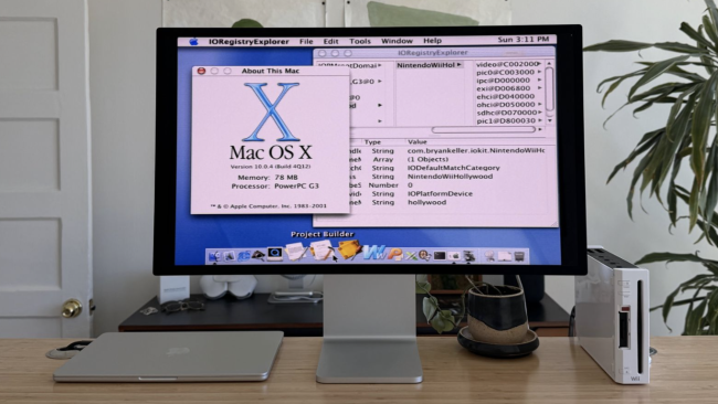 Joku sai Mac OS X:n toimimaan Nintendo Wii:llä