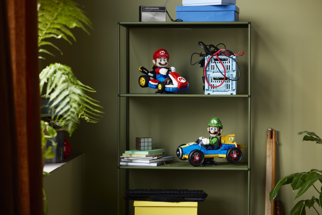 Luigi saa Lego Mario Kart -käsittelyn Mach 8 -sarjalla