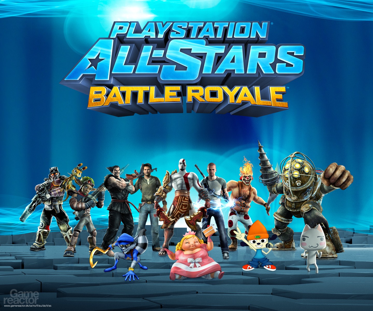 Ps battle. PLAYSTATION all-Stars: Battle Royale. PLAYSTATION all-Stars Battle Royale ps3. Звёзды плейстейшен битва сильнейших. All Star игра.