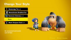 Donkey Kong Bananza Muotiopas: Fossil: Mistä löydät kaikki vaatteet ja niiden Fossil-kustannukset.