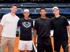 Nadal, Sinner, Bellingham ja Courtois ly&ouml;tt&auml;ytyv&auml;t yhteen yst&auml;v&auml;llisess&auml; tennisrallissa Bernab&eacute;ulla