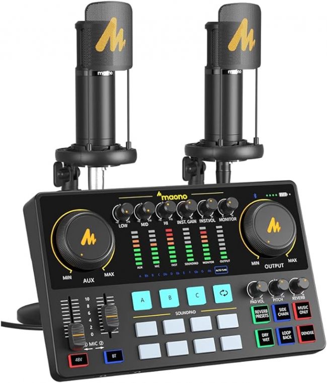 Maonocaster E2 Podcasting Console, kun haluaa panostaa kunnolla