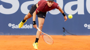 Flavio Cobolin reaktio kilpailijan vetäydyttyä ja päästyä ensimmäiseen Grand Slam -finaaliinsa