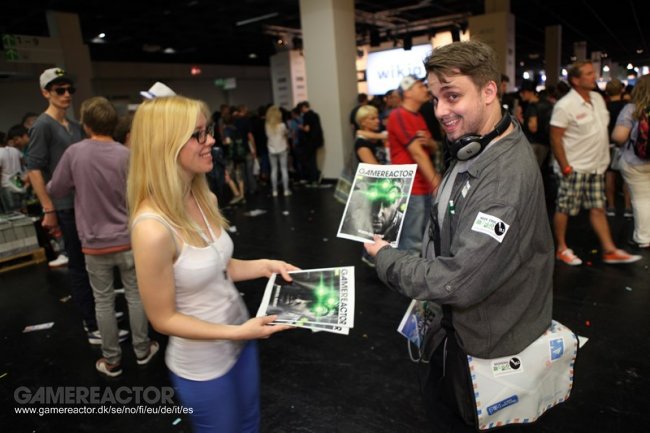 Gamescom-tunnelmia Gamereactorin kopilta