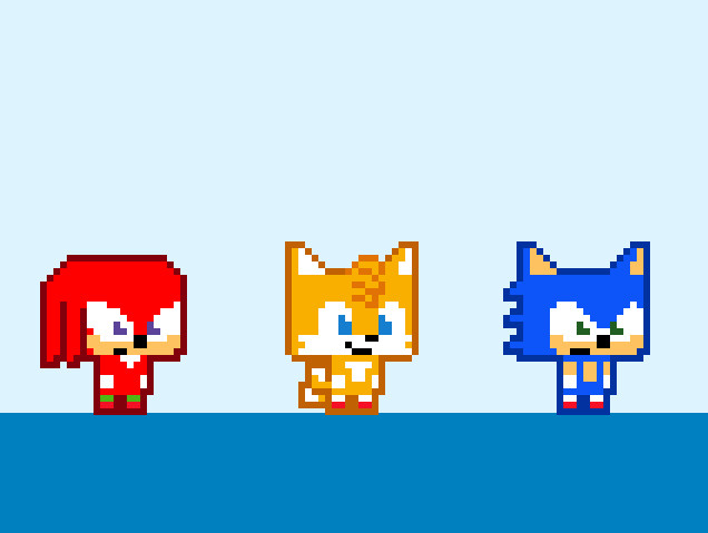 Sonic Pico Park tarjoaa nopeatempoista co-op-toimintaa 8-bittisellä grafiikalla.