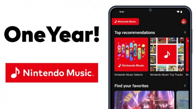 Nintendo Music juhlii vuotta retroilua