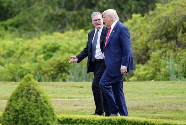 Trump sanoo, että on "surullista nähdä" Yhdysvaltain ja Britannian siteiden hapertuvan Iranin iskujen takia