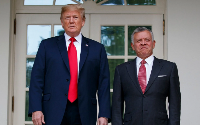 Trump ja Jordanian kuningas tapaavat Gazan tulevaisuudesta