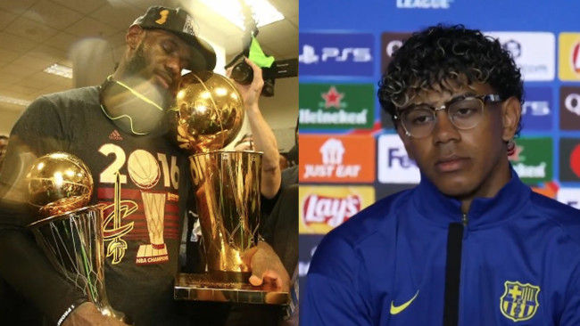 Lamine Yamal vetoaa LeBron Jamesin henkeen ennen kuin yrittää "remontadaa" Atlético de Madridia vastaan