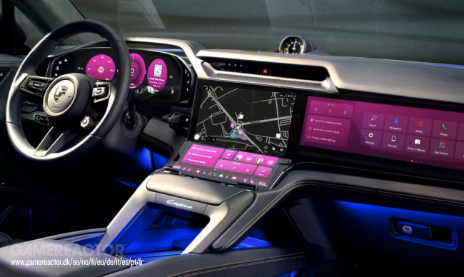 Porsche Cayenne Electric sisältää kaikki maailman OLED-näytöt