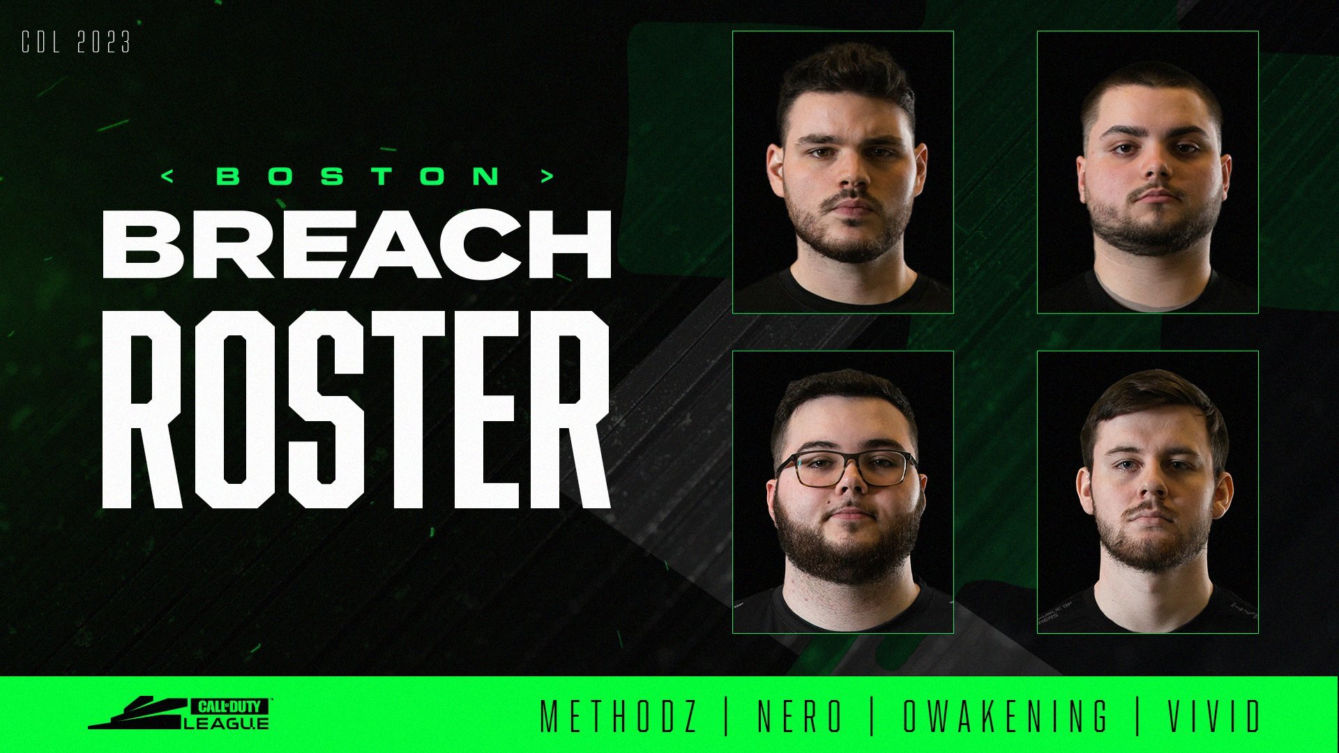 Here is Boston Breach's 2023 CDL roster Call of Duty Vanguard