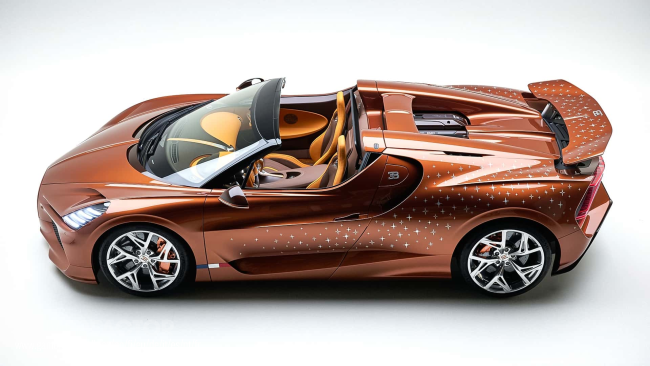 Bugatti on esitellyt upouuden yksilöllisen auton.