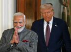 Trump alentaa Intian tulleja 18 prosenttiin (50 prosentista).