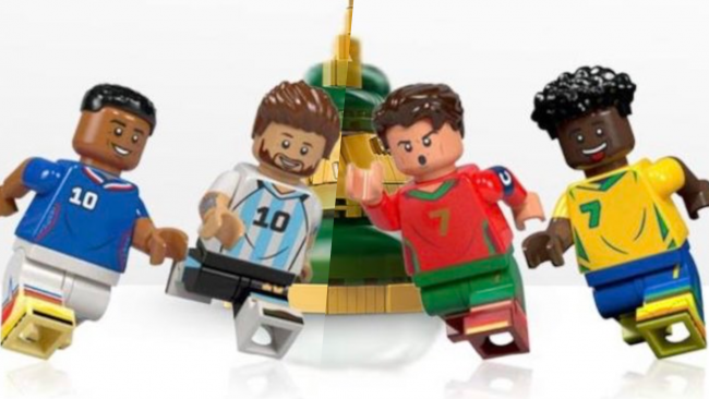 Lisää LEGO World Cup -sarjoja vuotaa Messi, Ronaldo, Mbappé ja Vini Jr. -minifiguurien ja -patsaiden kera
