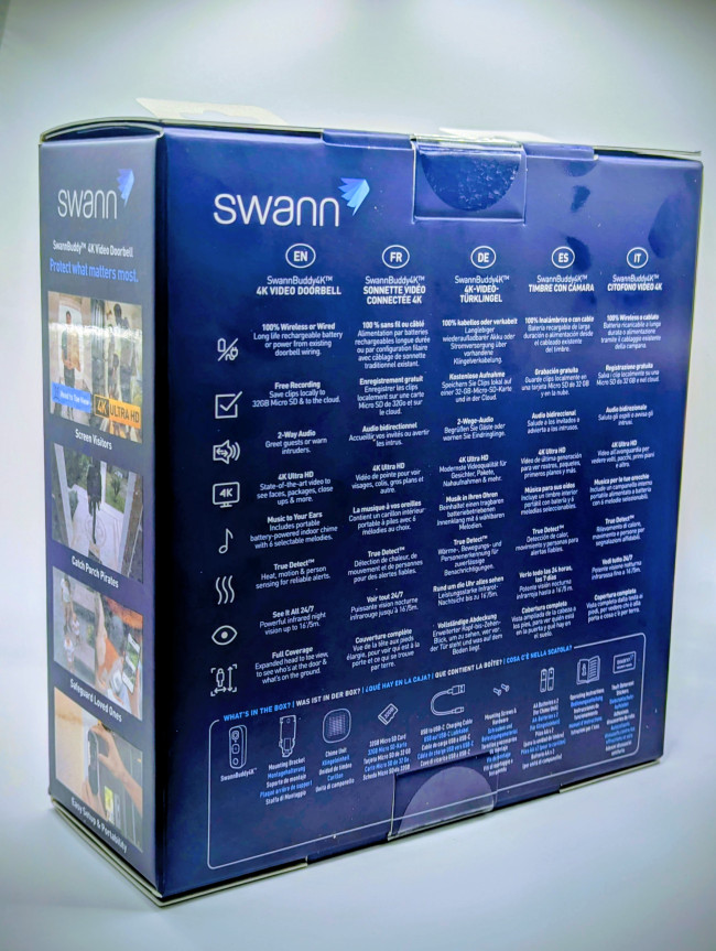 Swannbuddy4K 4K Video Doorbell
