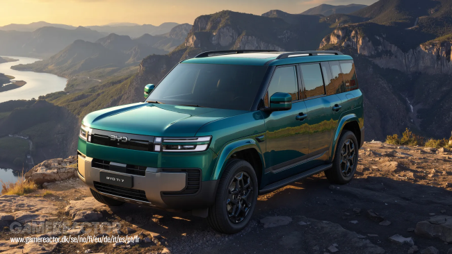 Uusi laatikkomainen BYD-seitsemänpaikkainen ajoneuvo on saanut selkeää inspiraatiota Land Rover Defenderistä