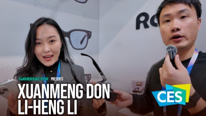 Teko&auml;lylasit koek&auml;yt&ouml;ss&auml; - Rokid CES 2026 -tapahtumassa.