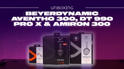 BeyerDynamic Aventho 300, DT 990 Pro X & Amiron 300 - Pakkauksen purkaminen