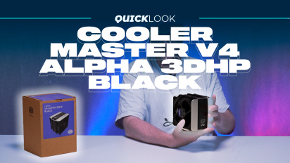 Cooler Master V4 Alpha 3DHP Black (Quick Look) - Tehokas jäähdytys