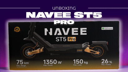 Navee ST5 Pro Urban Electric Scooter - Pakkauksen purkaminen