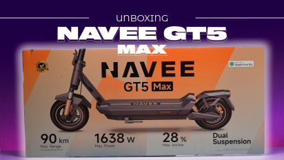 Navee GT5 Max Urban Electric Scooter - Pakkauksen purkaminen