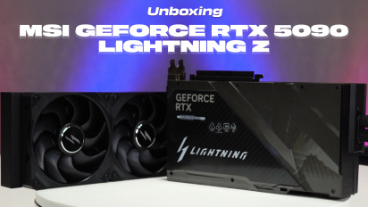 MSI GeForce RTX 5090 Lightning Z:n pakkauksen purkaminen